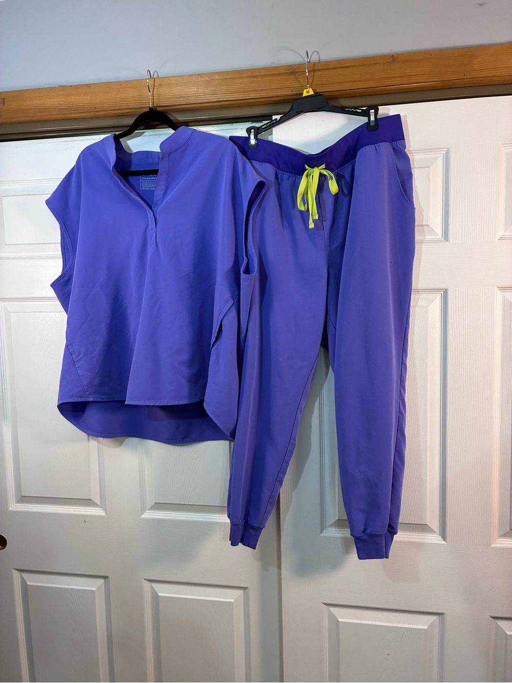Figs blueberry scrub set size 3XL